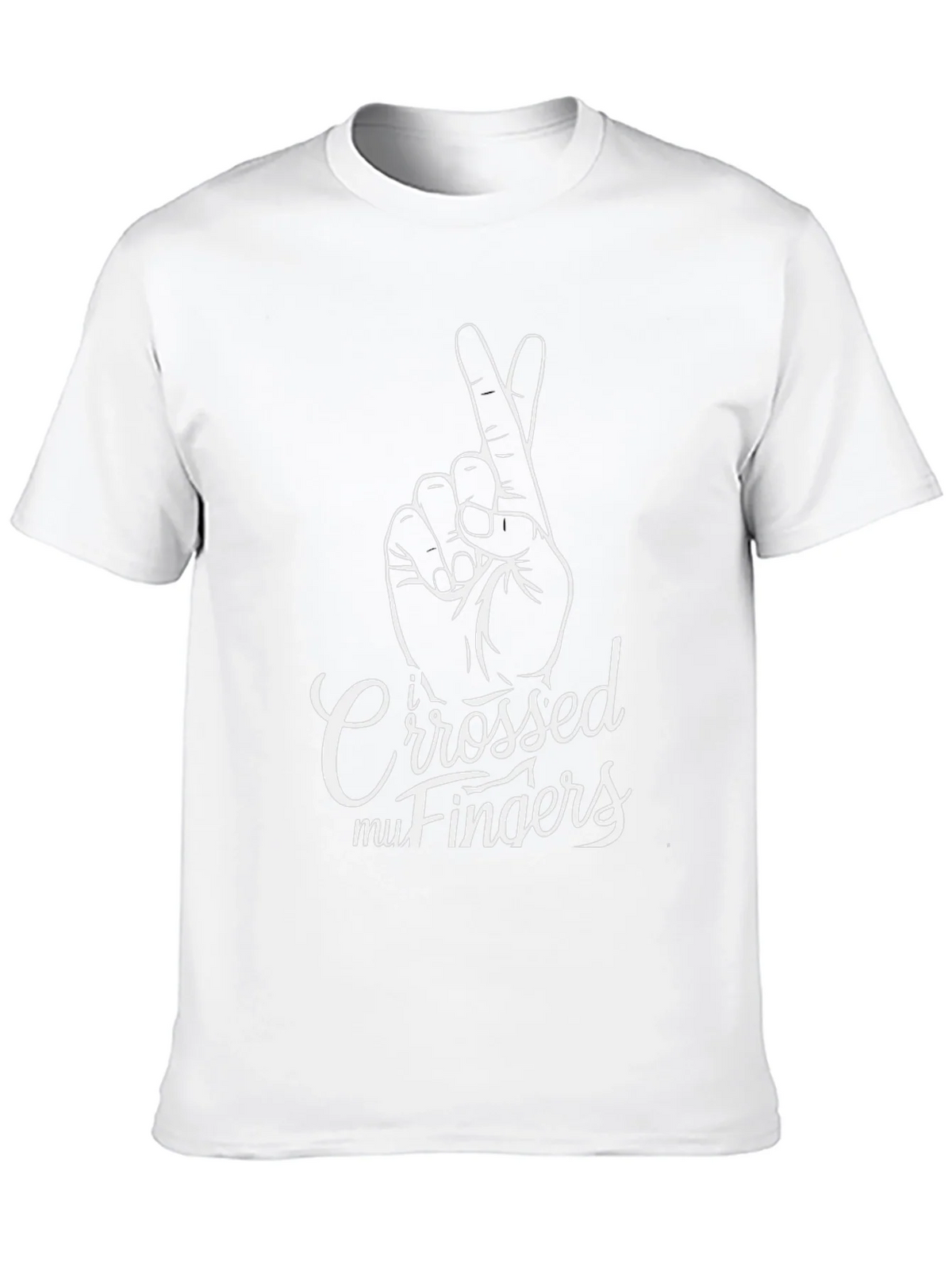 I Crossed My Fingers Graphic Tee product image 9