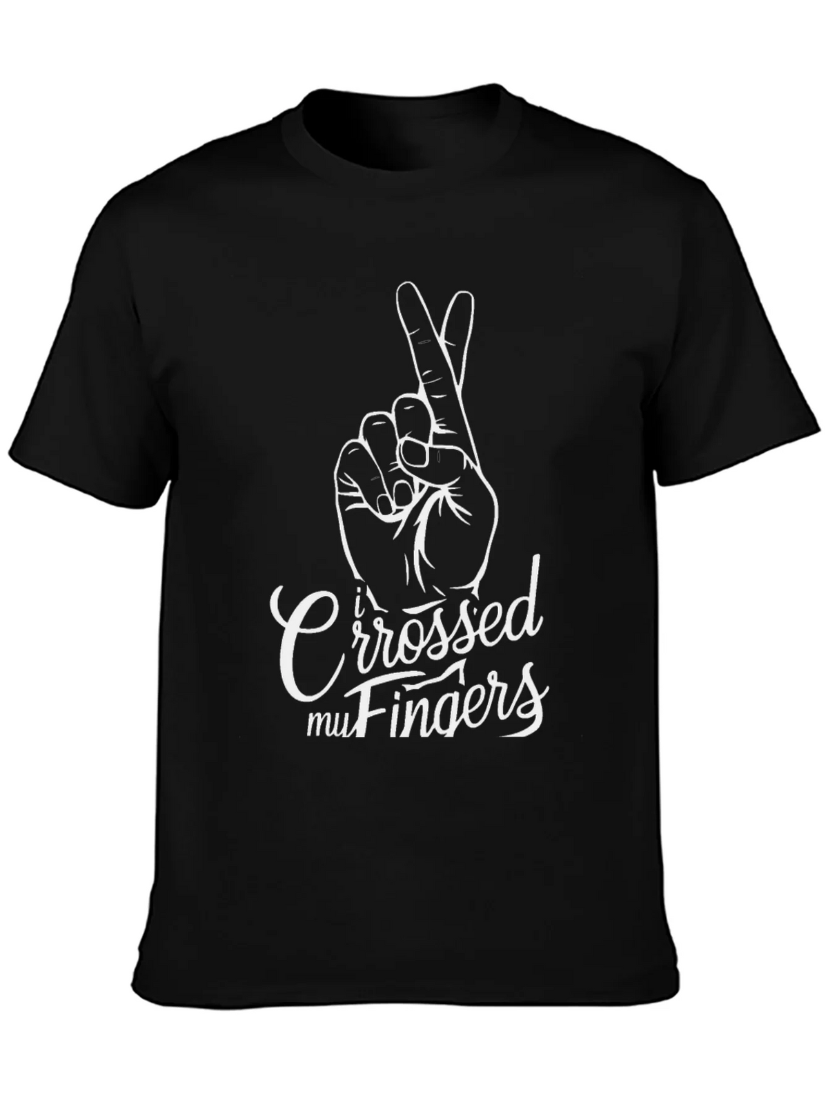 I Crossed My Fingers Graphic Tee product image 3