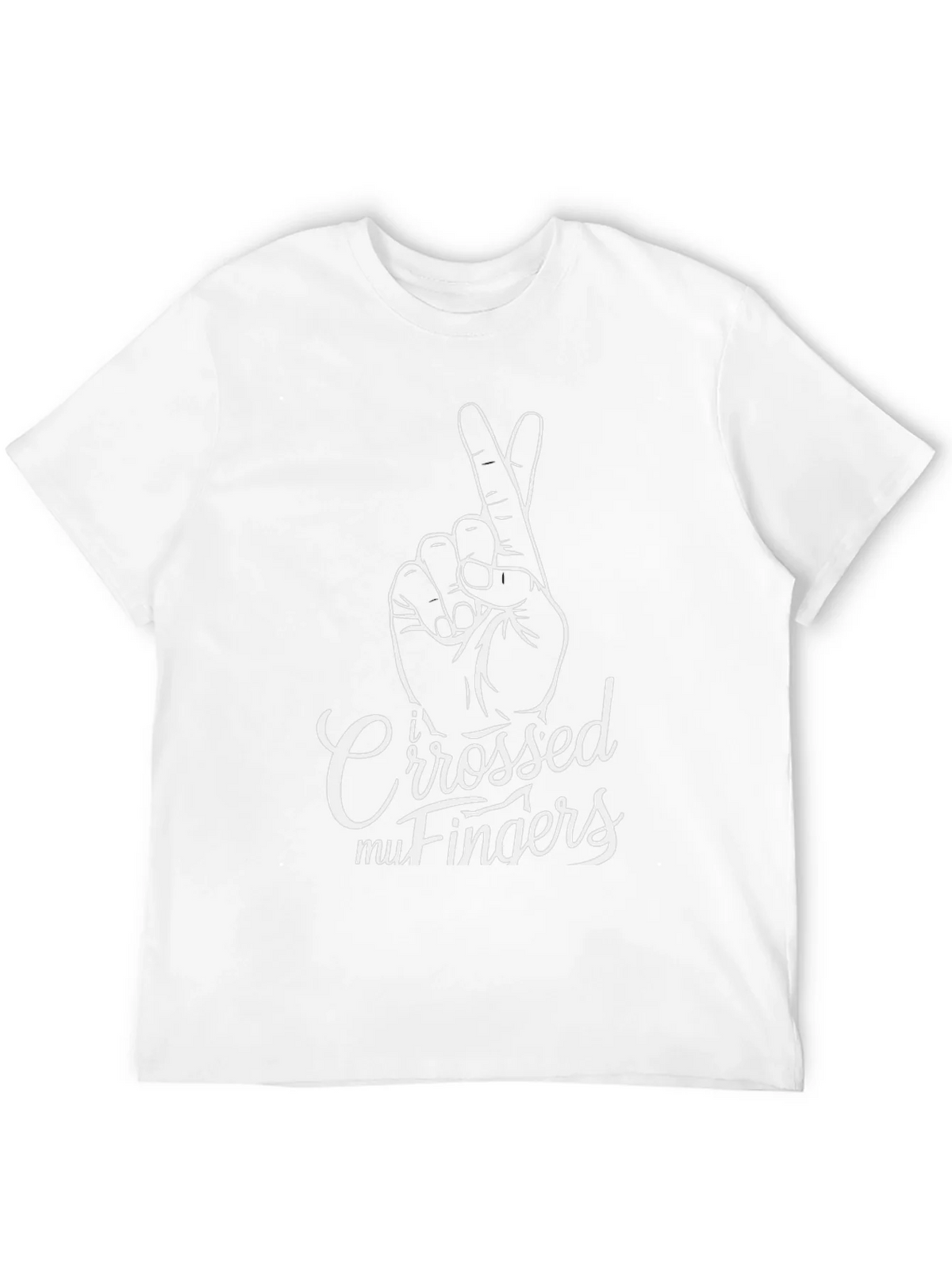 I Crossed My Fingers Graphic Tee product image 11