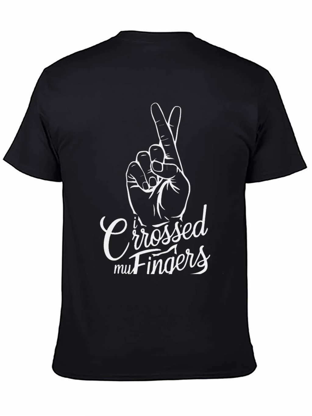 I Crossed My Fingers Graphic Tee product image 4