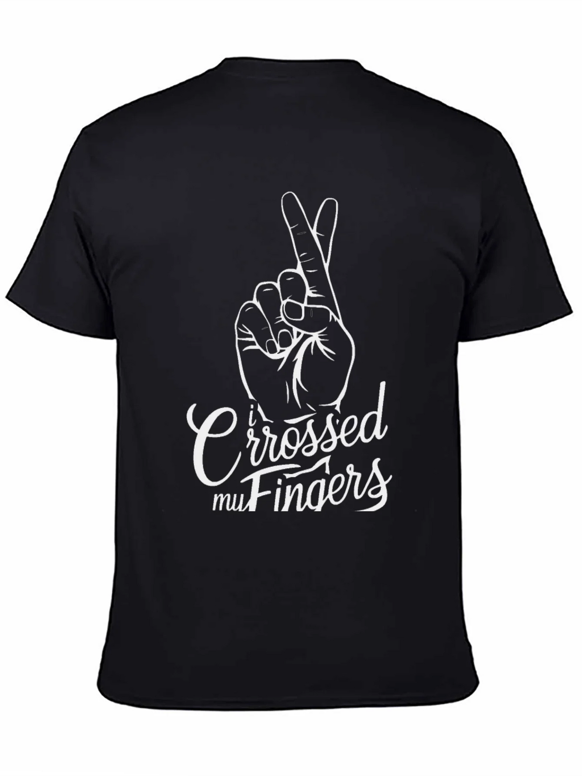 I Crossed My Fingers Graphic Tee product image 4