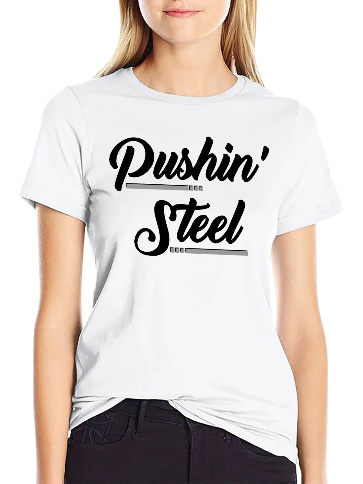 Pushin Steel Graphic Tee - Fitness Motivation product image 8