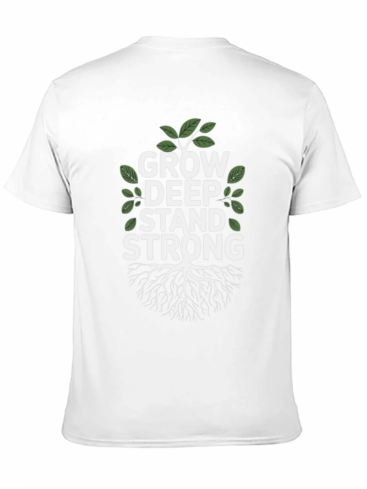 Grow Deep Stand Strong Tree Graphic Tee product image 10