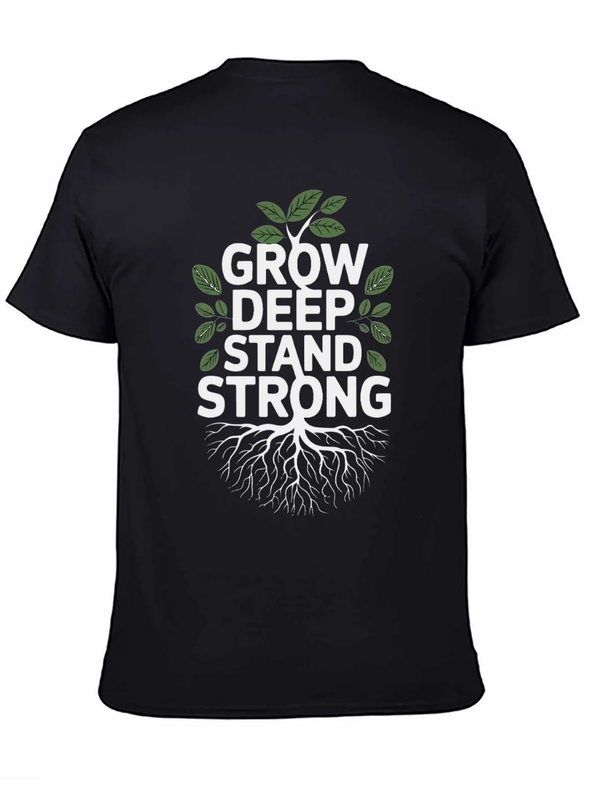 Grow Deep Stand Strong Tree Graphic Tee product image 4