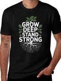 Grow Deep Stand Strong Tree Graphic Tee product image 1