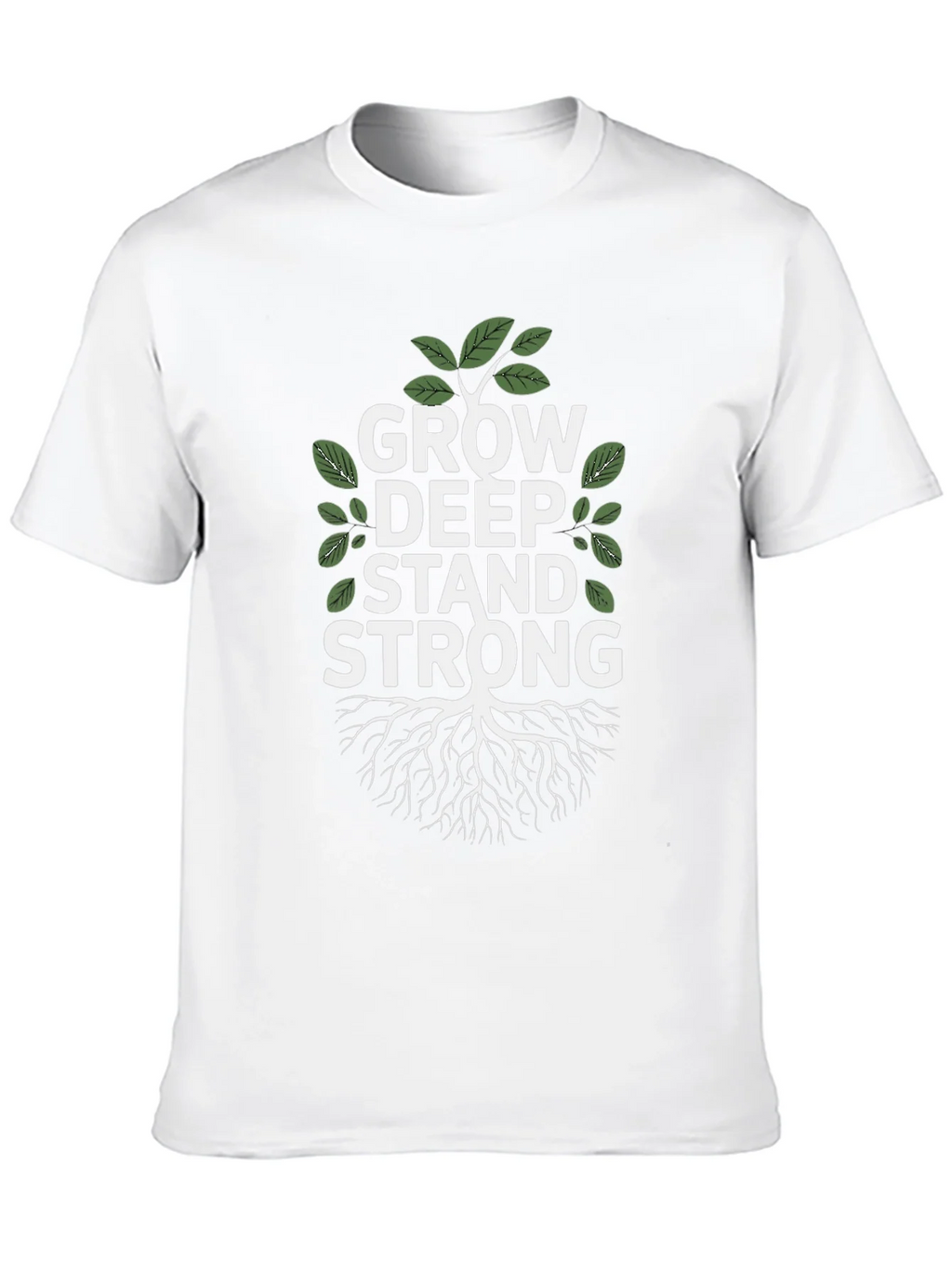 Grow Deep Stand Strong Tree Graphic Tee product image 9