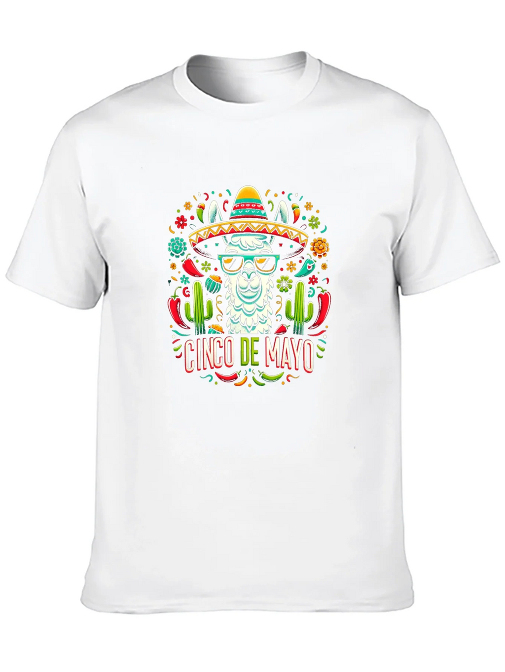 Cinco de Mayo Llama Graphic Tee - Black product image 9