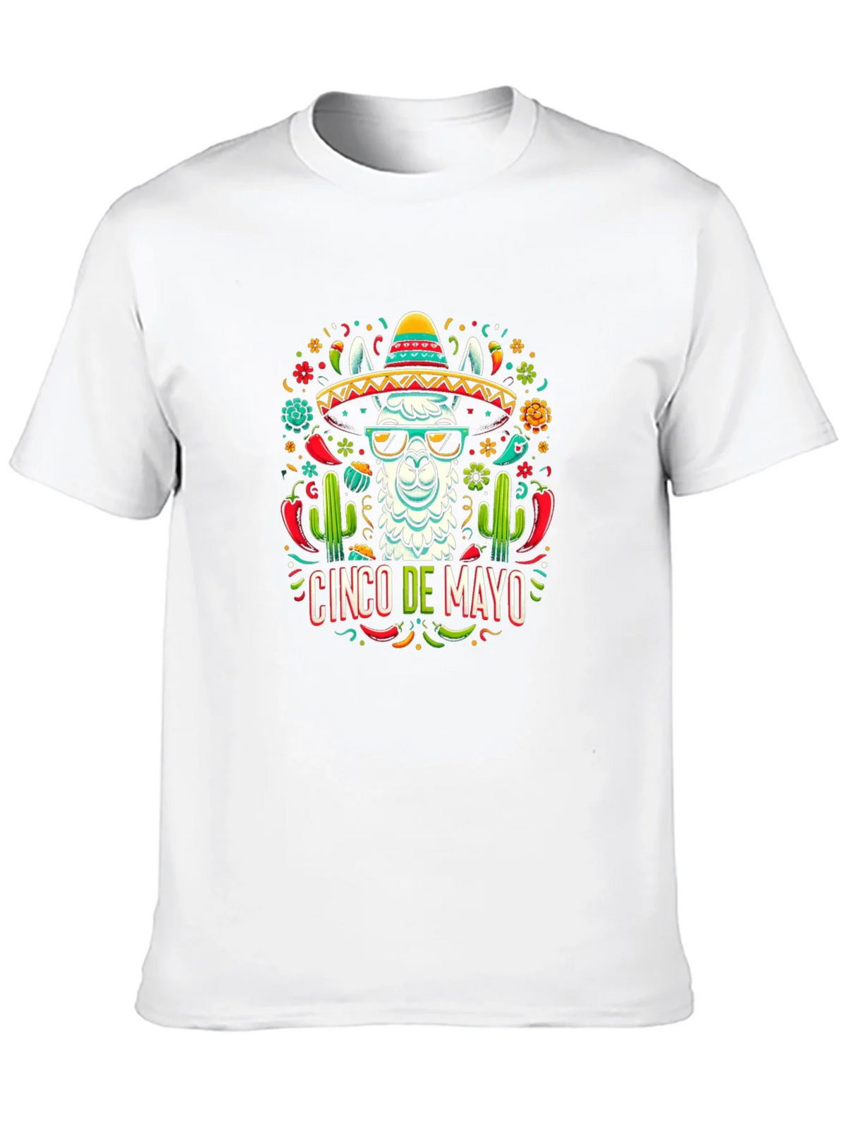 Cinco de Mayo Llama Graphic Tee - Black product image 9
