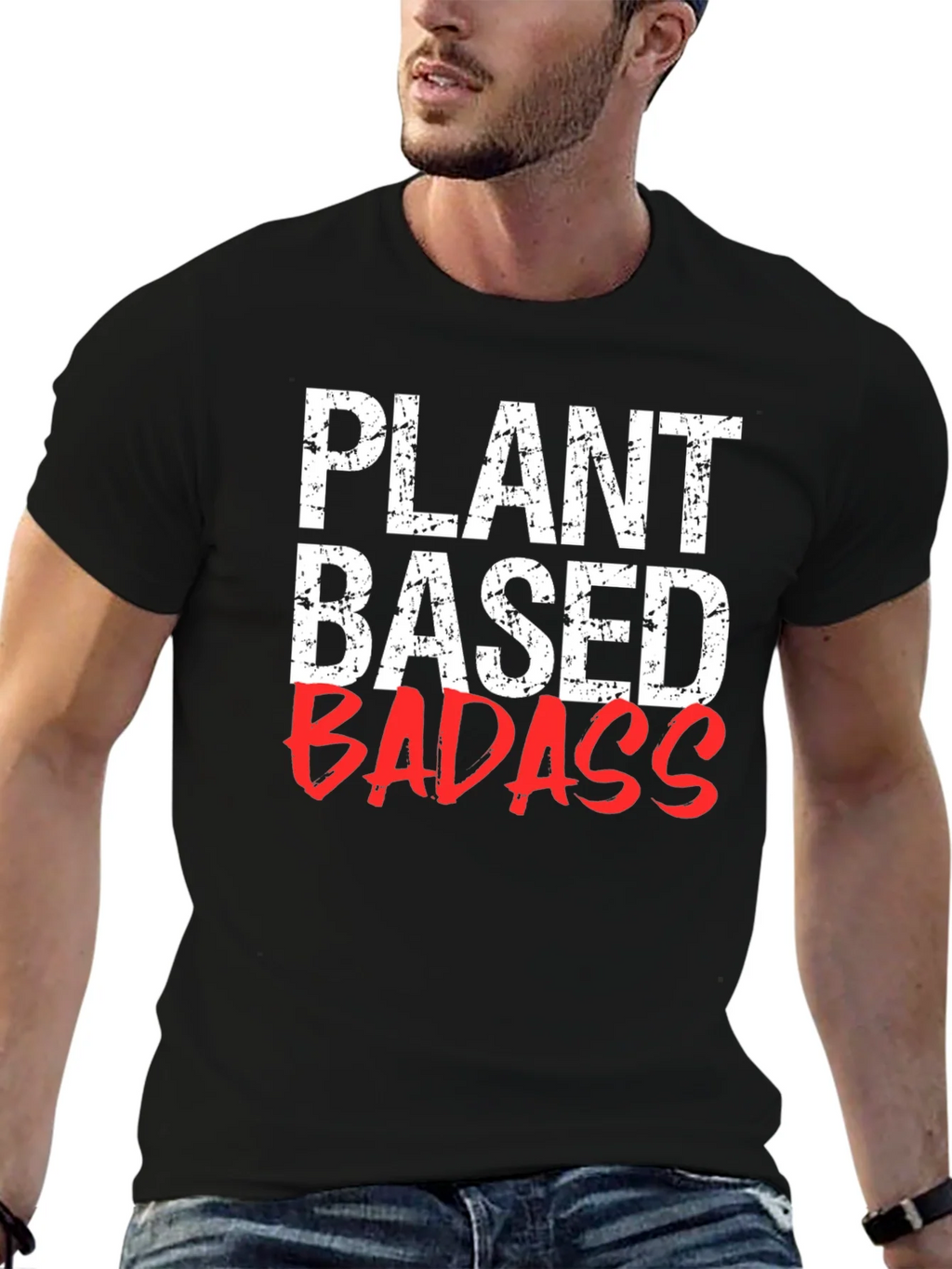 Plant Based Badass T-Shirt - Vegan Lifestyle product image 3