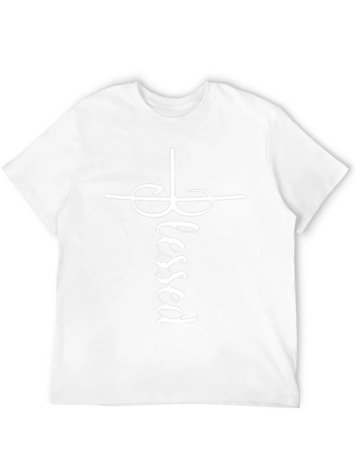 Blessed Cross Graphic Tee - Stylish Christian Apparel product image 11
