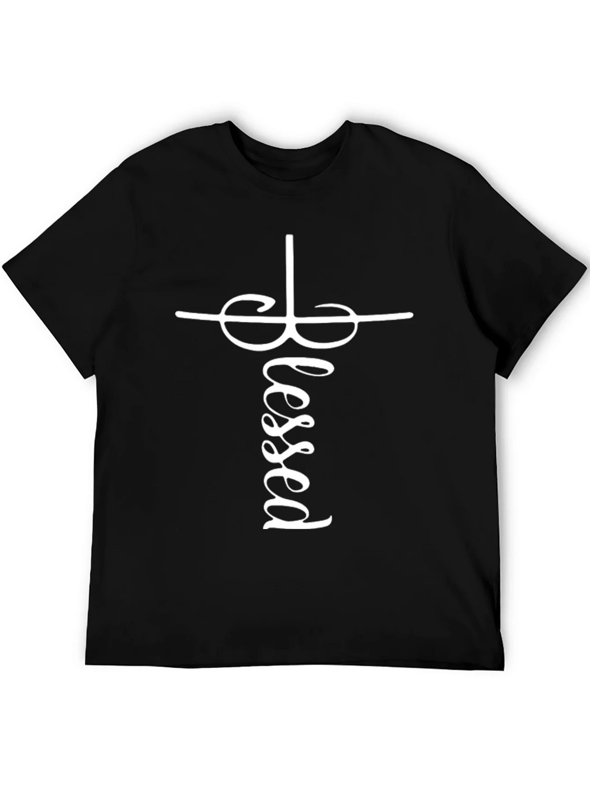 Blessed Cross Graphic Tee - Stylish Christian Apparel product image 5