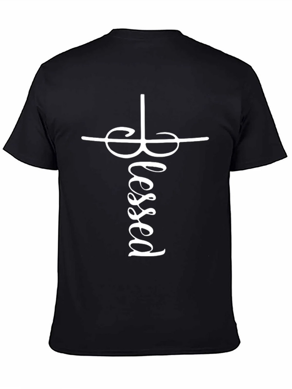 Blessed Cross Graphic Tee - Stylish Christian Apparel product image 4