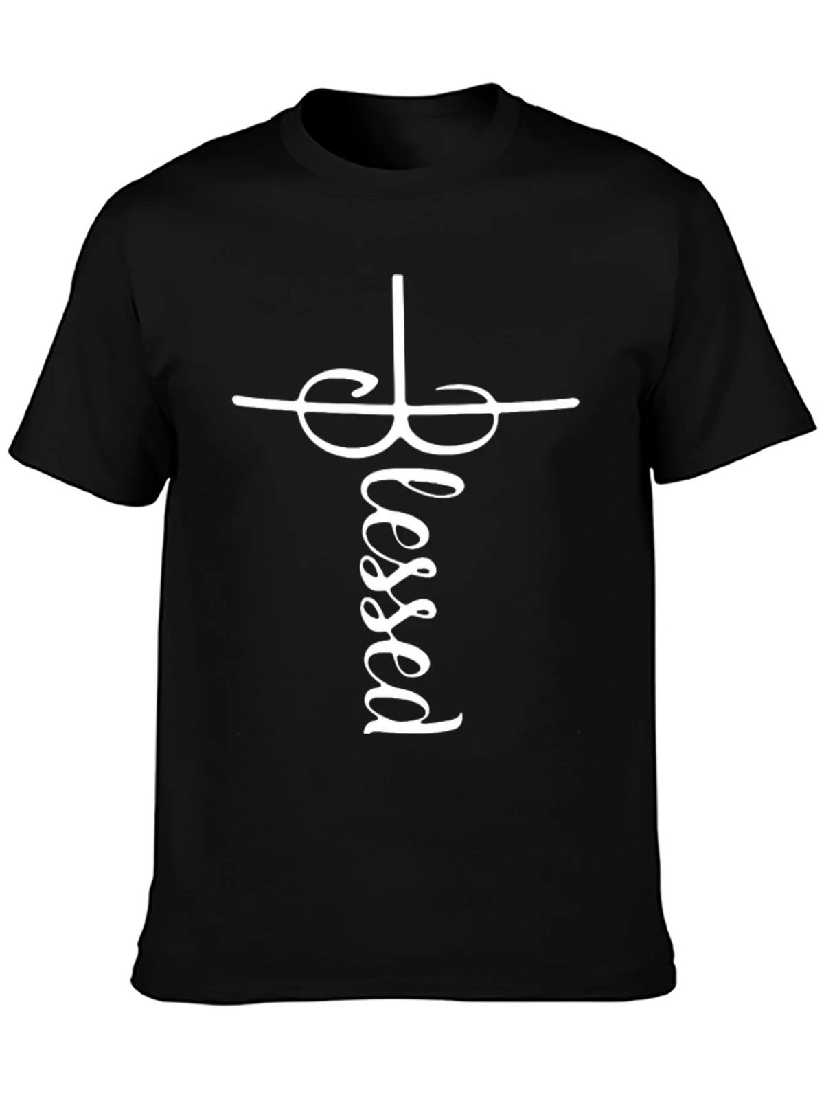 Blessed Cross Graphic Tee - Stylish Christian Apparel product image 3