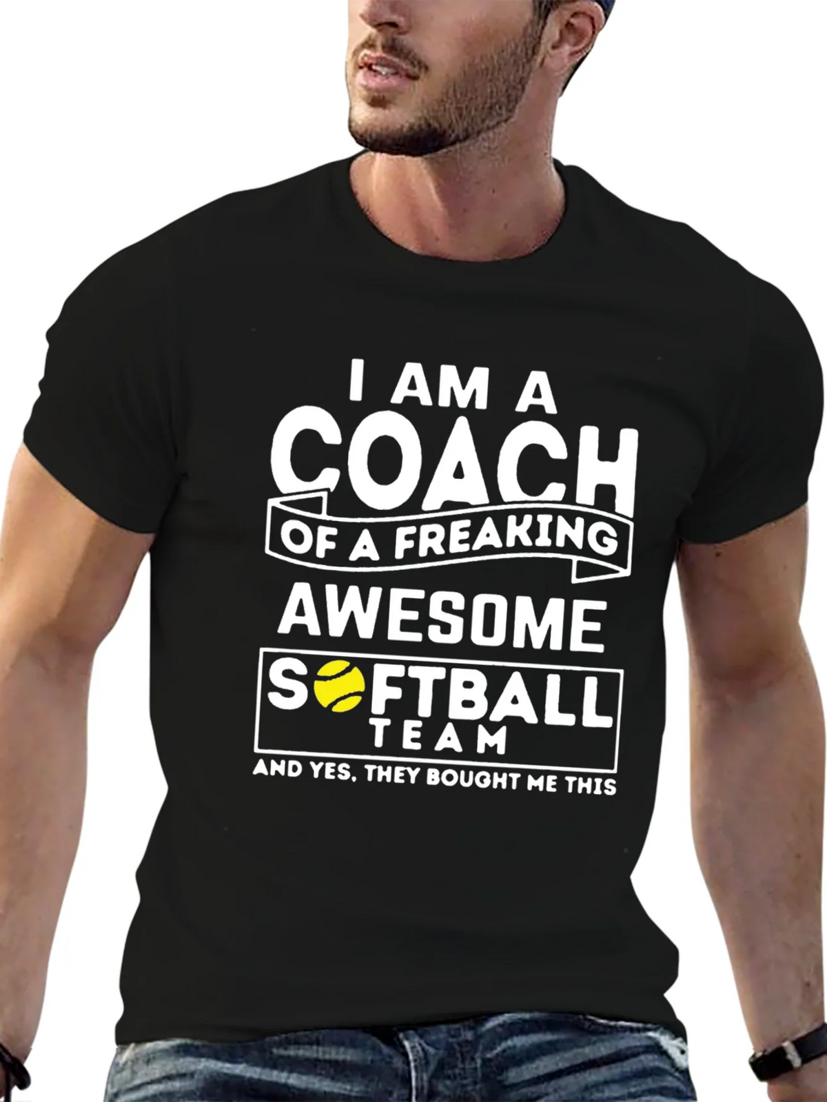 Awesome Softball Coach T-Shirt - Novelty Gift product image 6