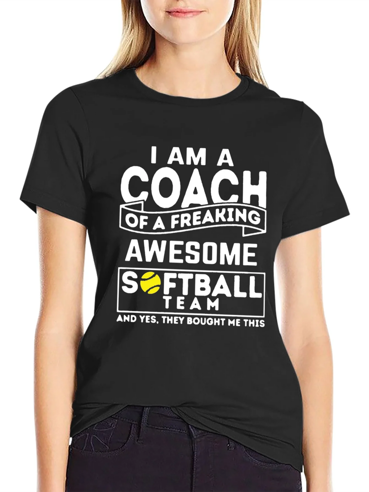Awesome Softball Coach T-Shirt - Novelty Gift product image 2