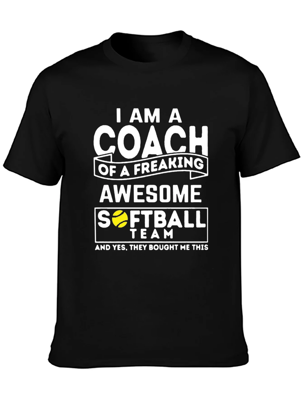 Awesome Softball Coach T-Shirt - Novelty Gift product image 3