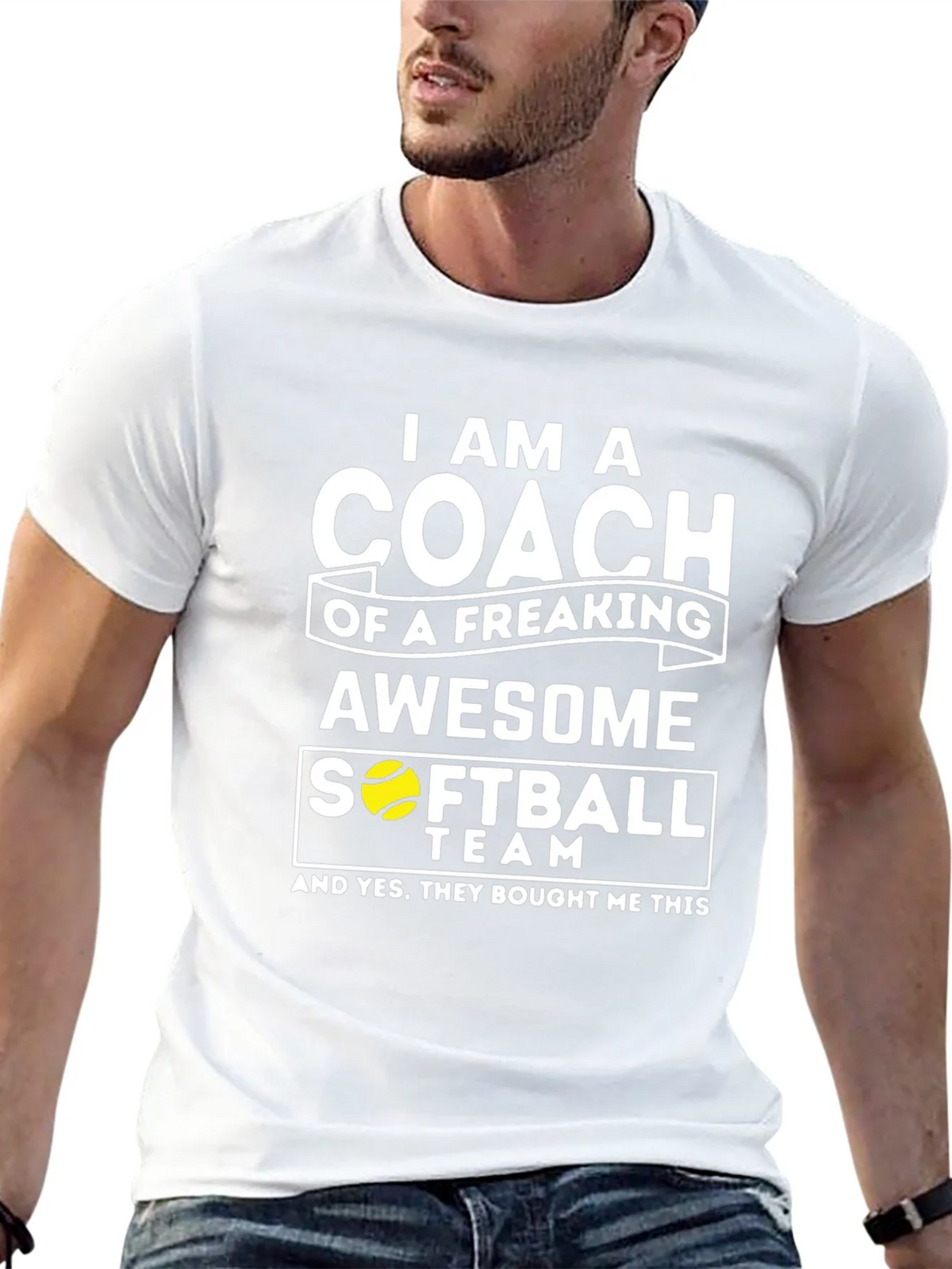 Awesome Softball Coach T-Shirt - Novelty Gift product image 10