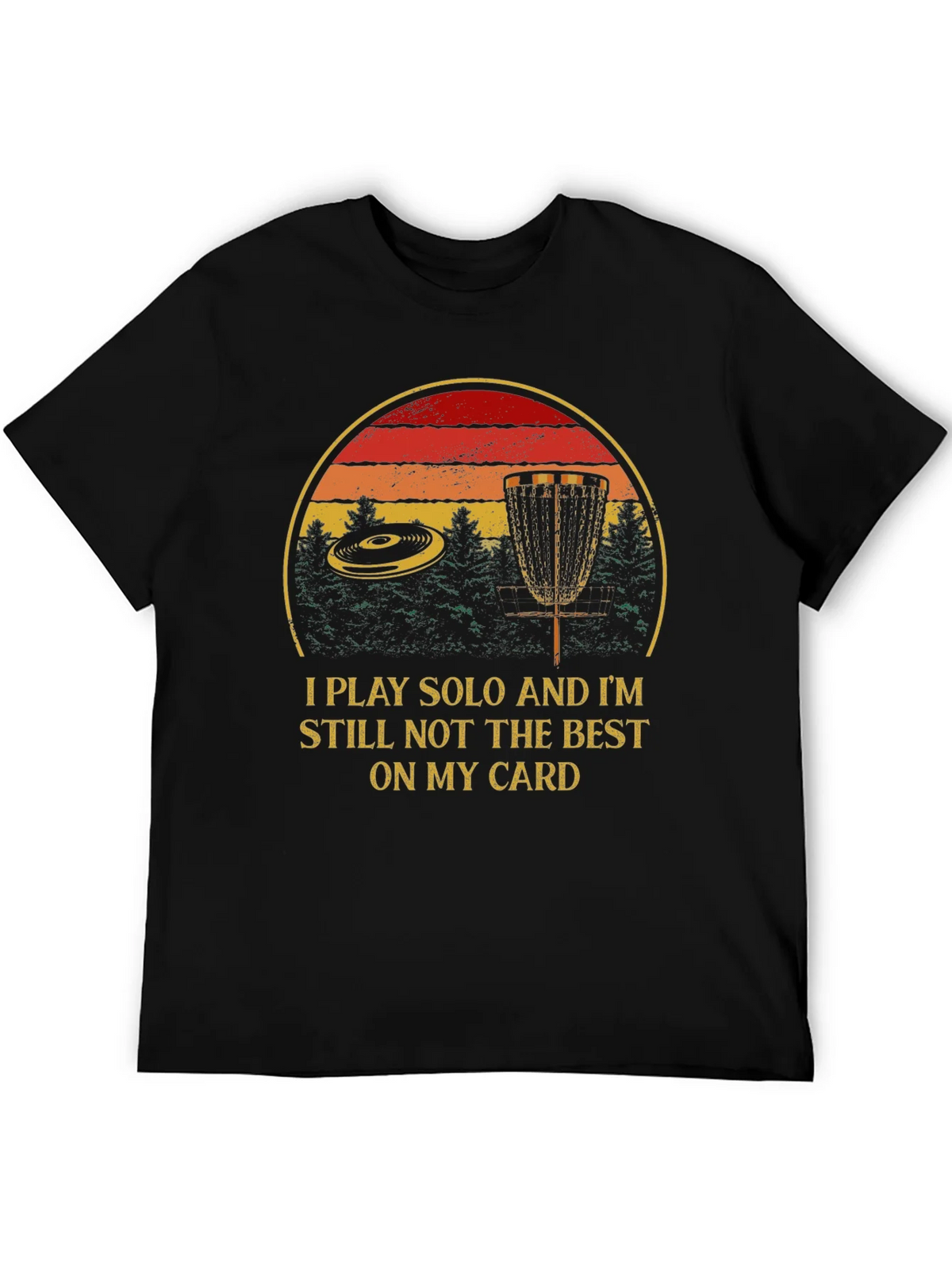 Solo Disc Golf T-Shirt - Funny Apparel product image 5