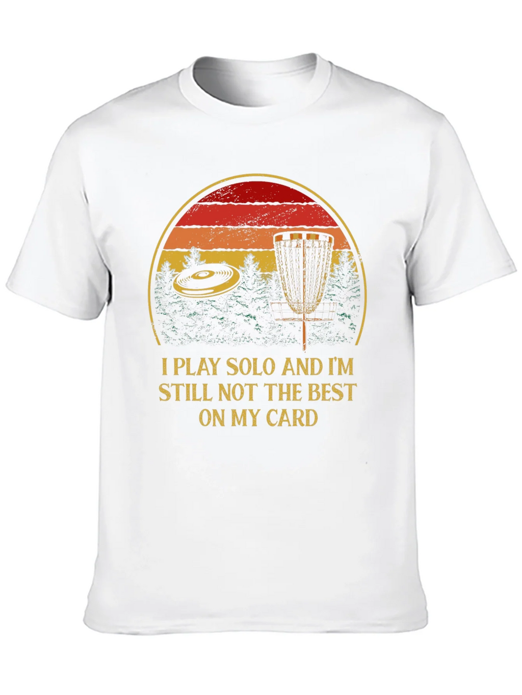 Solo Disc Golf T-Shirt - Funny Apparel product image 9