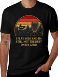 Solo Disc Golf T-Shirt - Funny Apparel product image 1