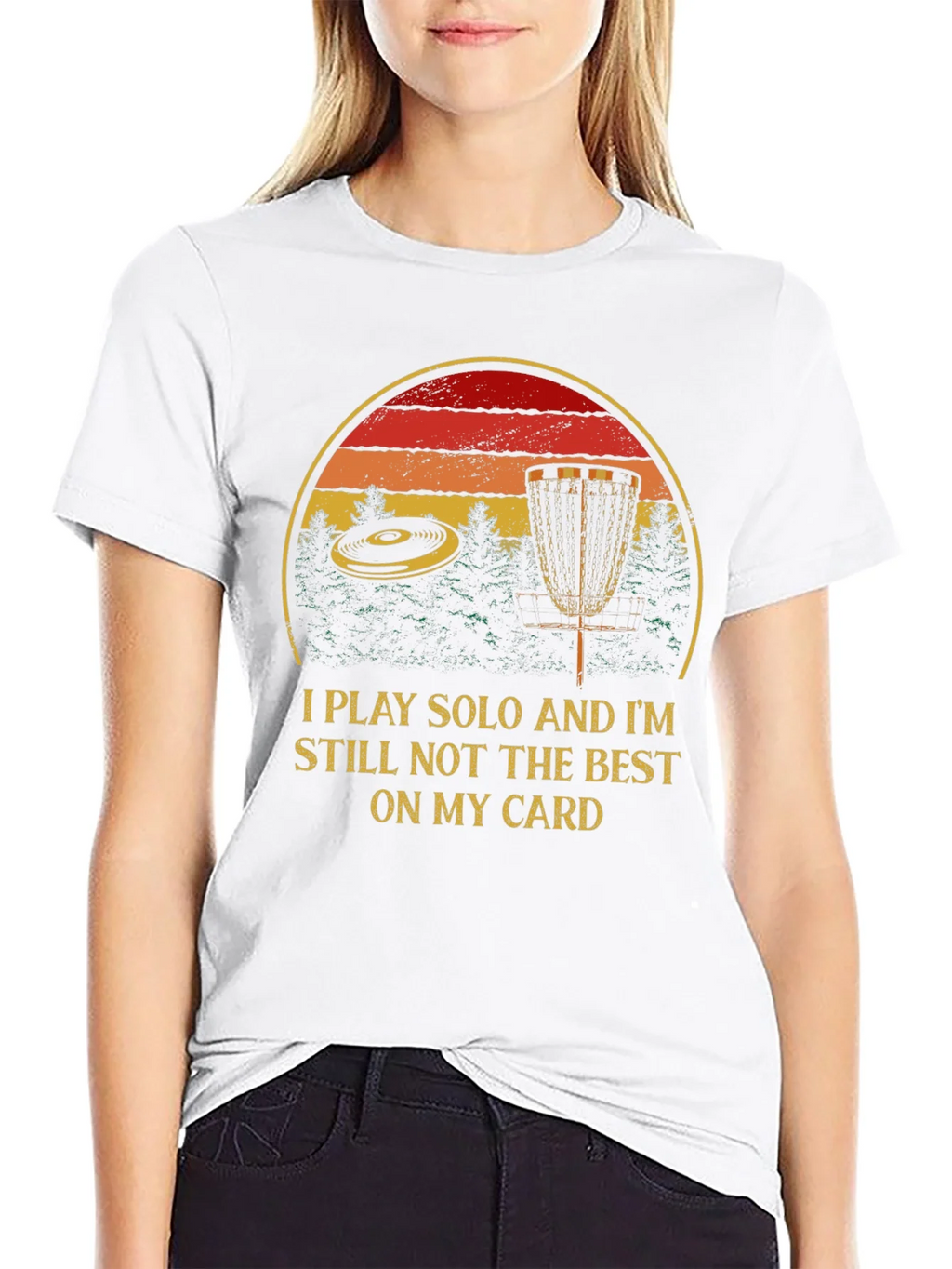 Solo Disc Golf T-Shirt - Funny Apparel product image 8