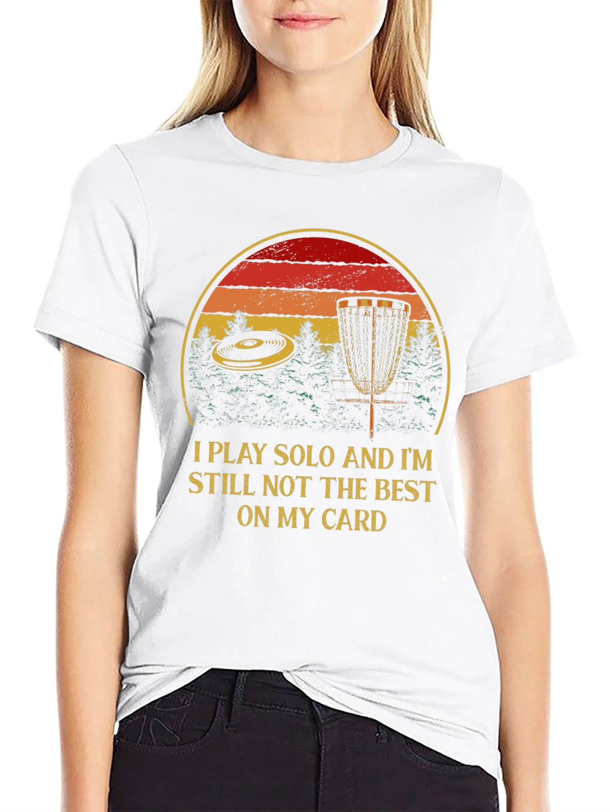 Solo Disc Golf T-Shirt - Funny Apparel product image 8