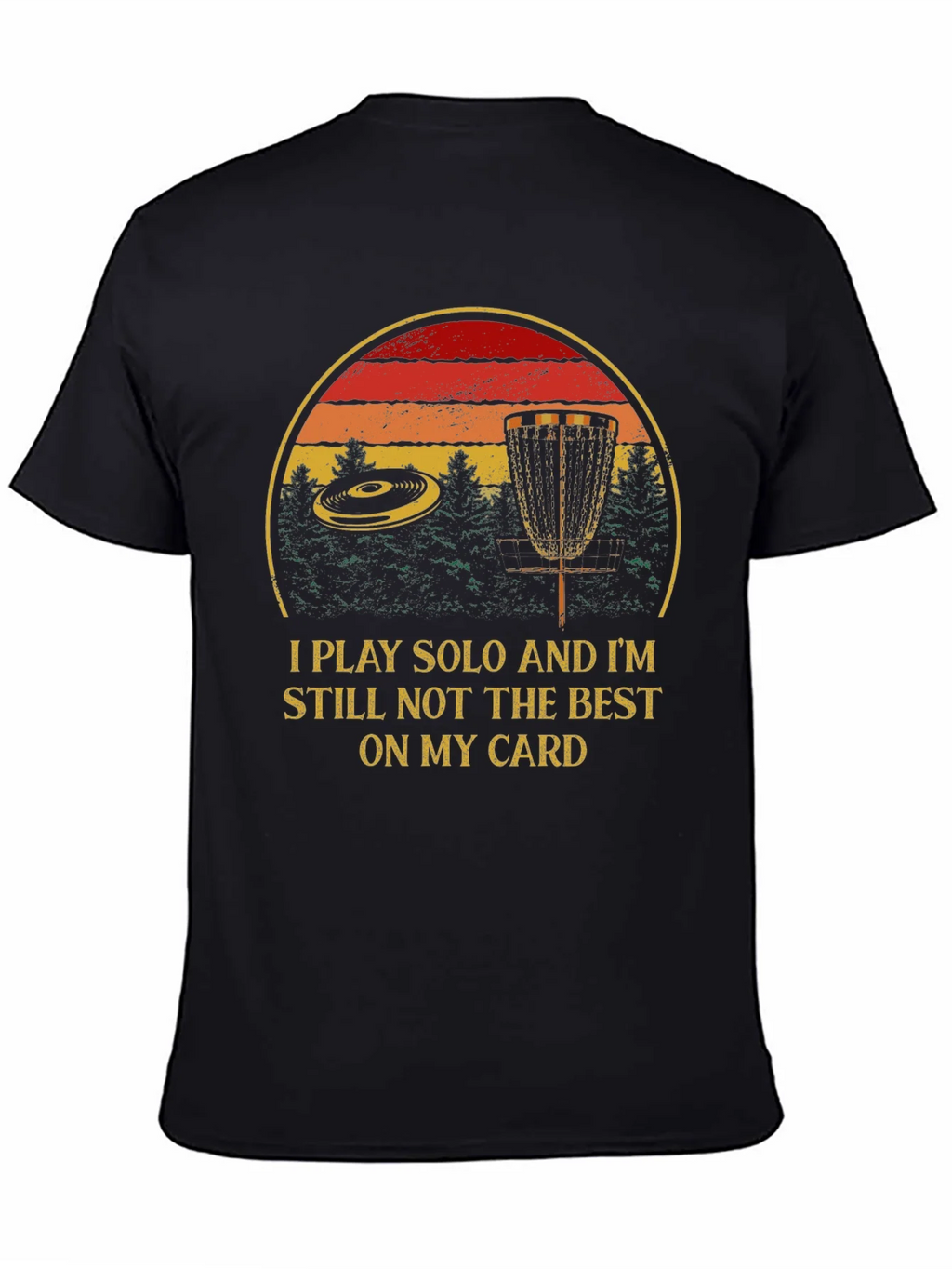 Solo Disc Golf T-Shirt - Funny Apparel product image 4