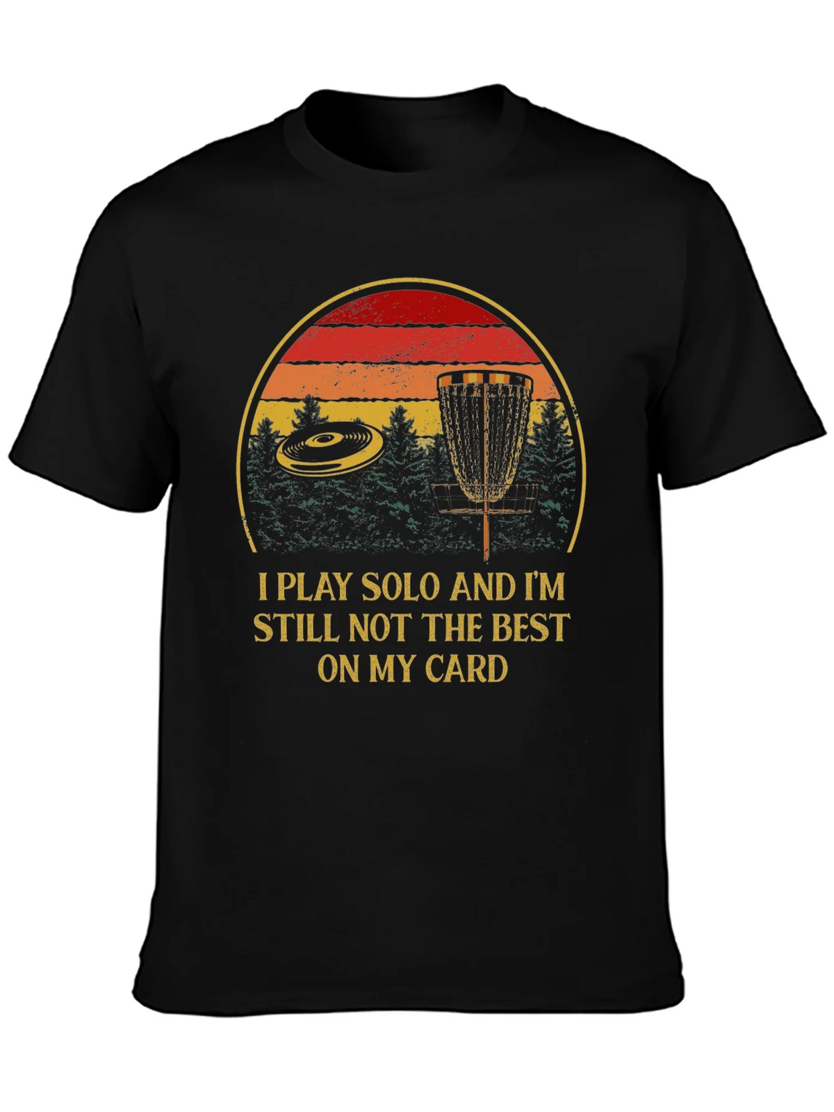 Solo Disc Golf T-Shirt - Funny Apparel product image 3