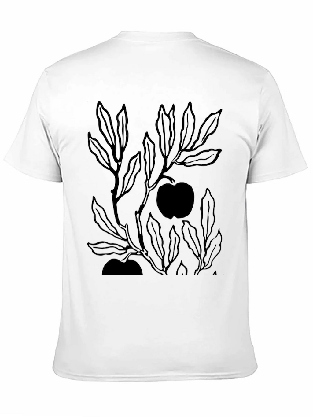 Mens Black Graphic Tee - Apple Tree product image 10