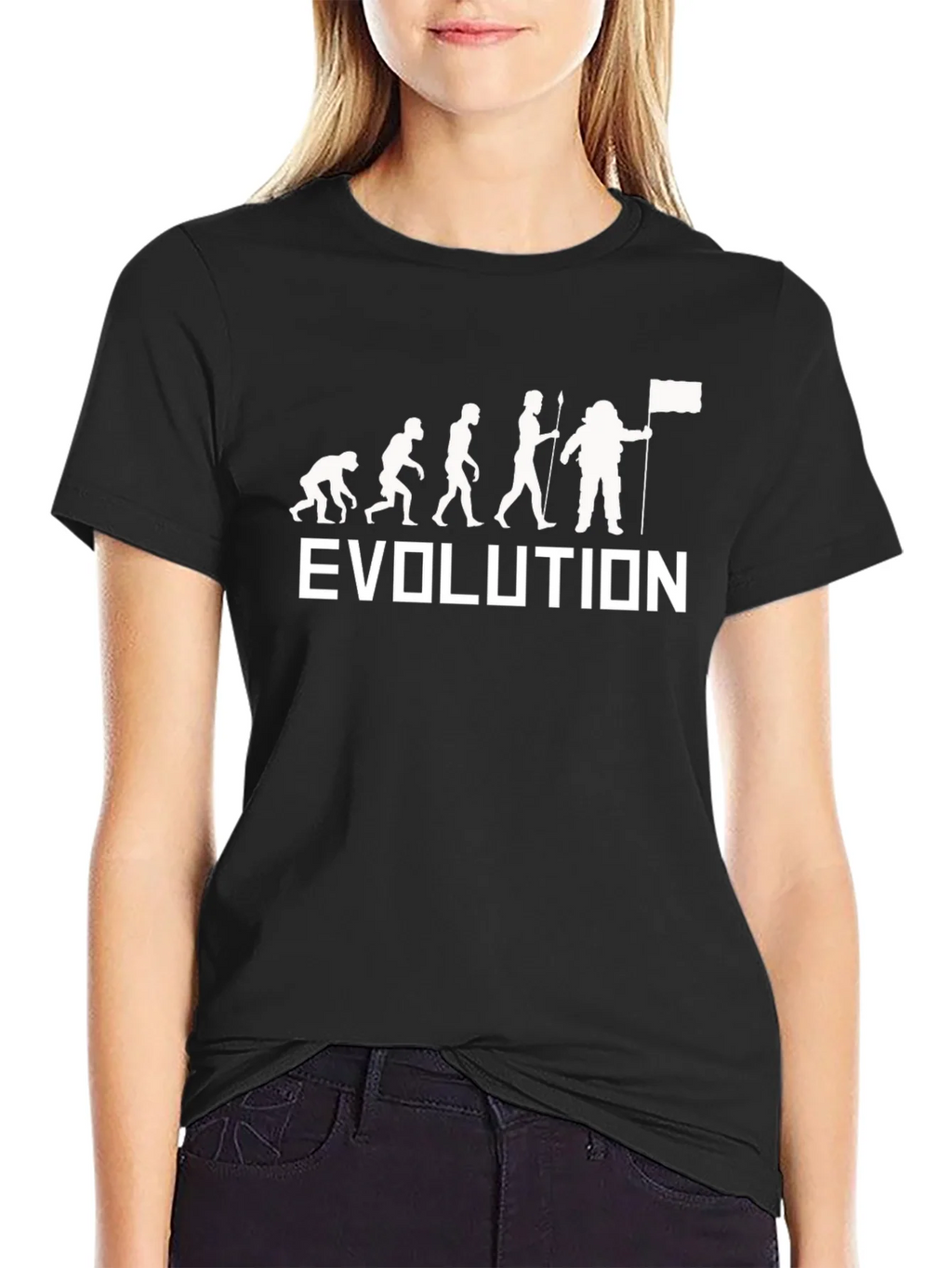 Evolution Astronaut Graphic Tee - Black product image 2
