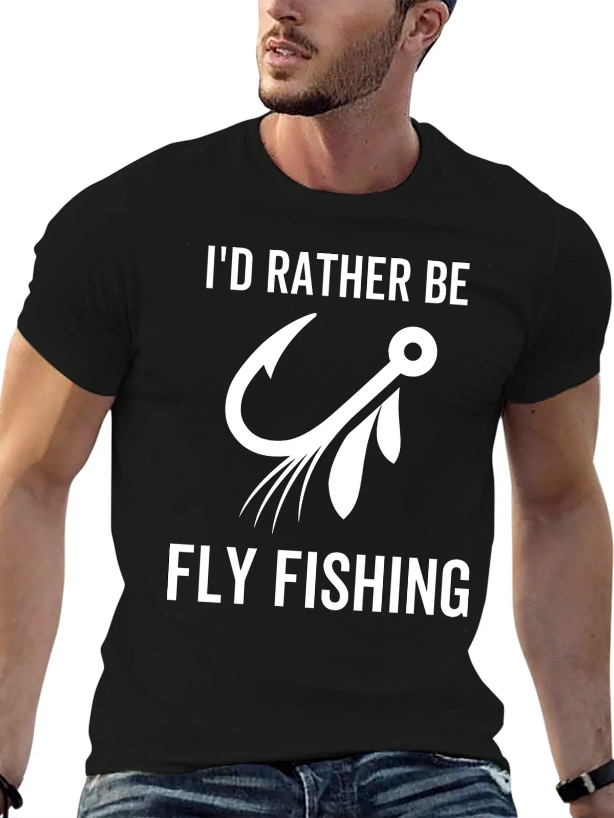 Fly Fishing T-Shirt: Id Rather Be product image 6