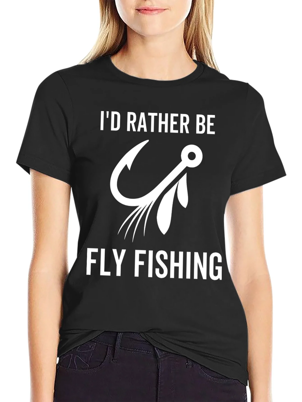 Fly Fishing T-Shirt: Id Rather Be product image 2
