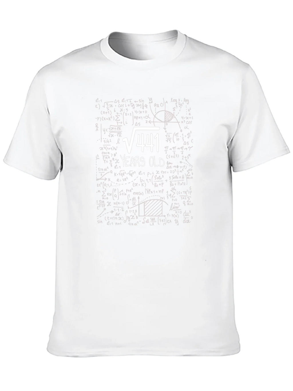 Funny 21st Birthday T-Shirt: Math Equation 21 Years Old product image 9