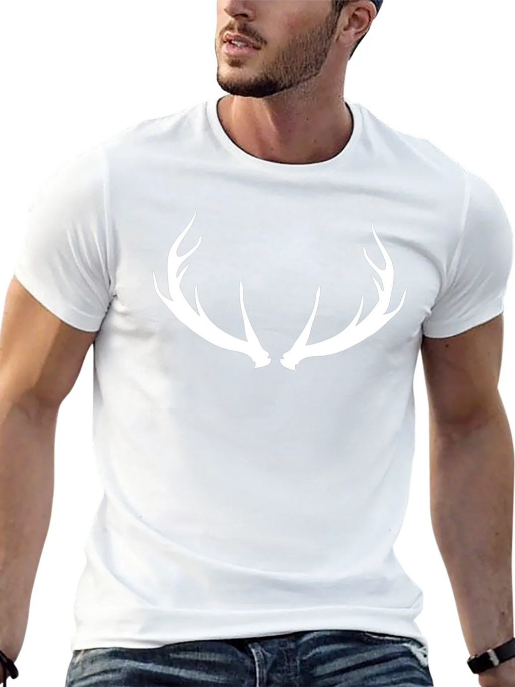 Antler Graphic Tee - Black Casual Comfort product image 12