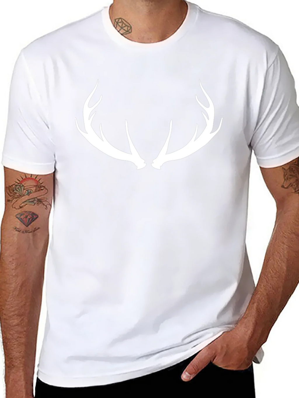 Antler Graphic Tee - Black Casual Comfort product image 7