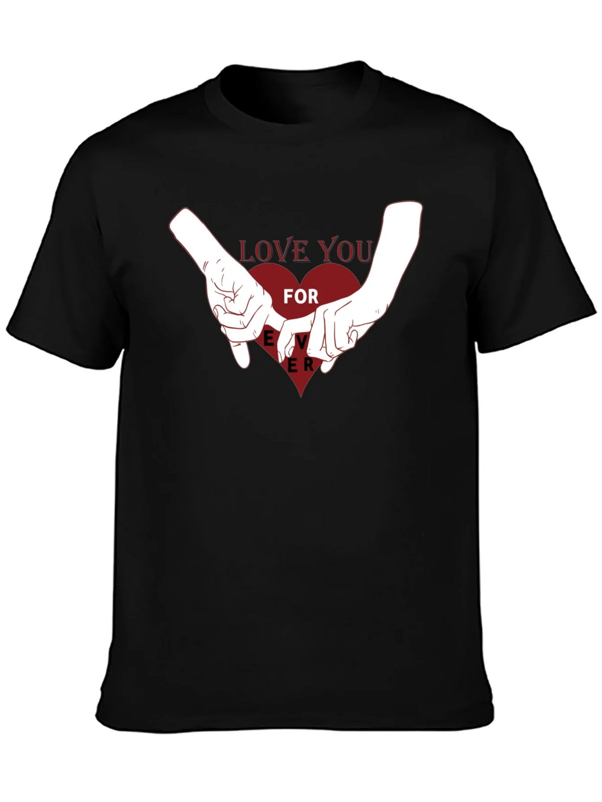 Love You Forever Graphic Tee - Black product image 3