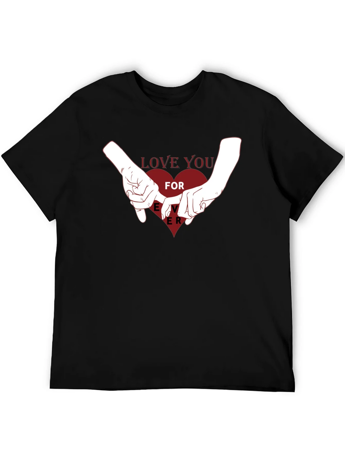 Love You Forever Graphic Tee - Black product image 5