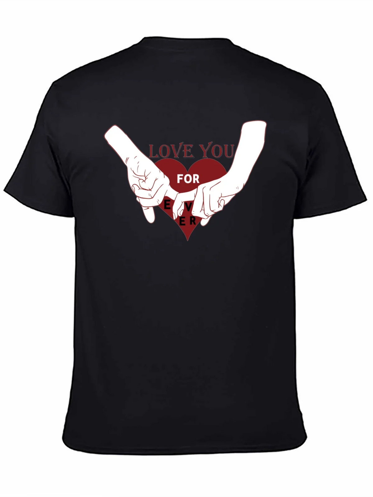 Love You Forever Graphic Tee - Black product image 4