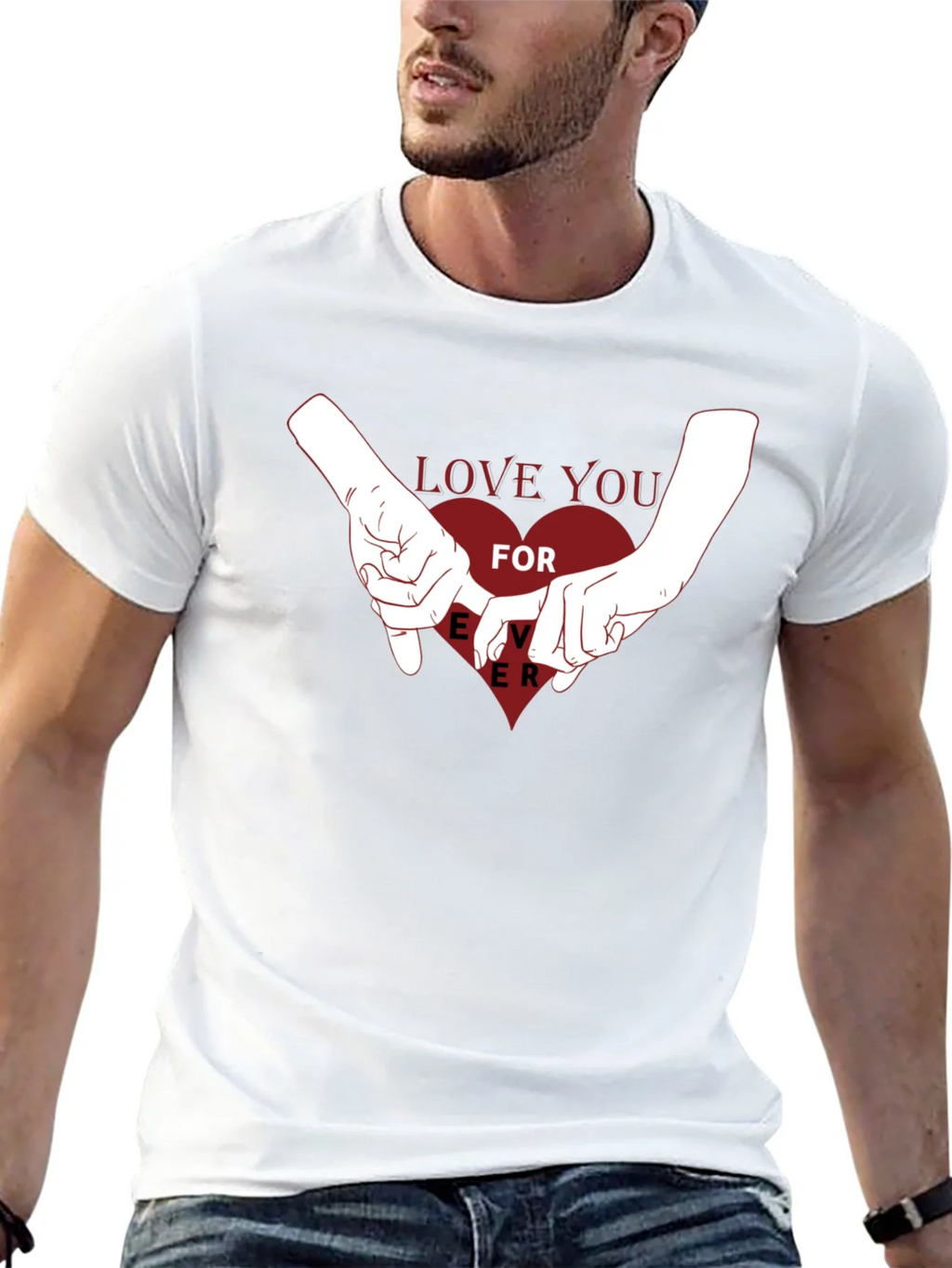 Love You Forever Graphic Tee - Black product image 12