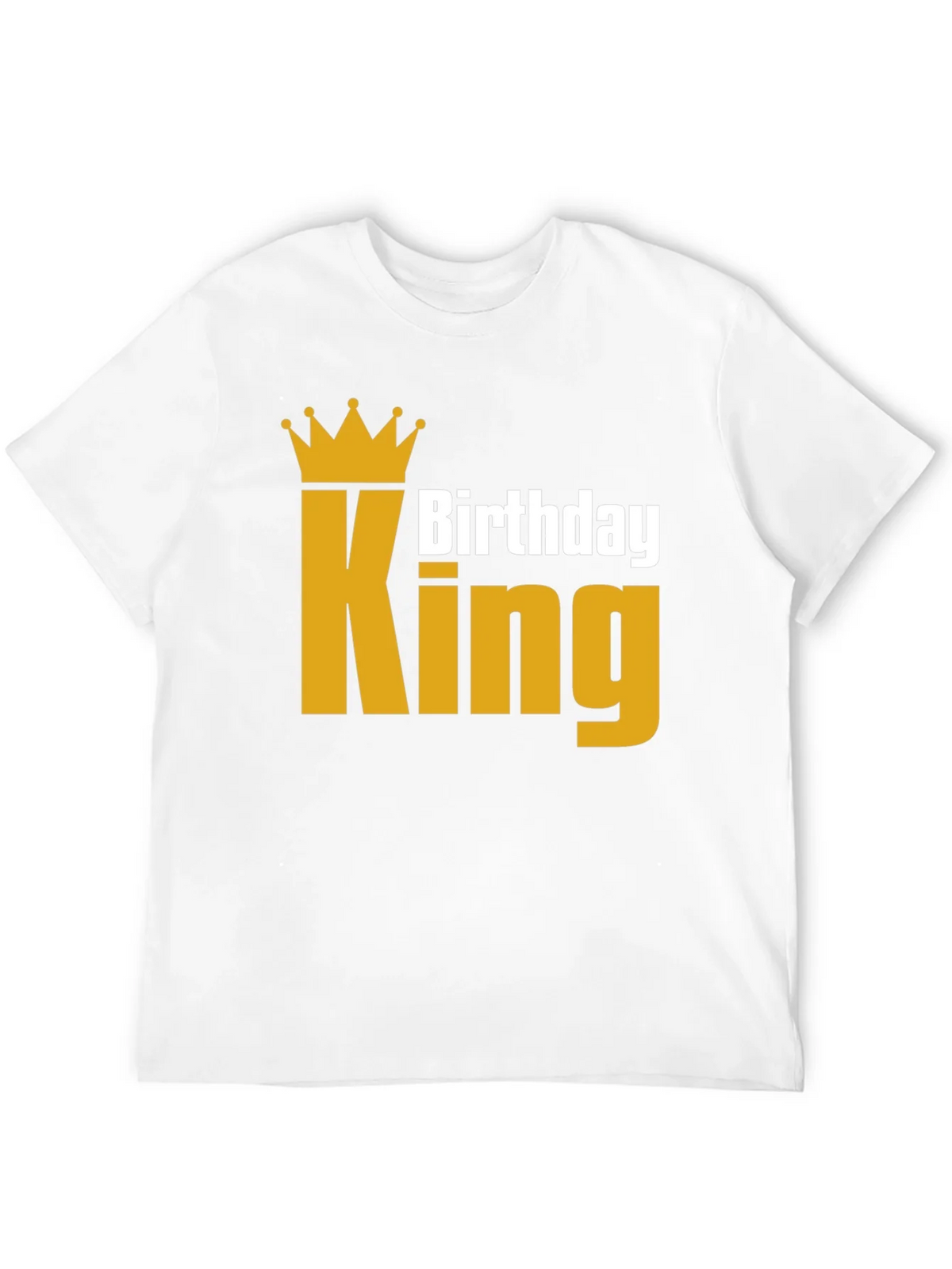 Birthday King T-Shirt - Golden Crown product image 9