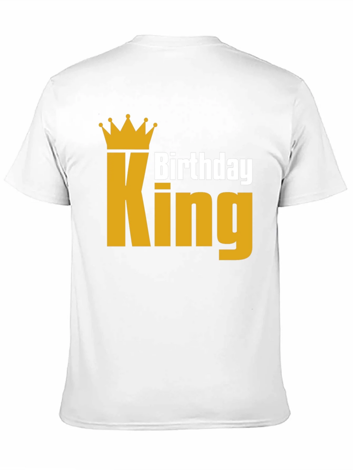 Birthday King T-Shirt - Golden Crown product image 8