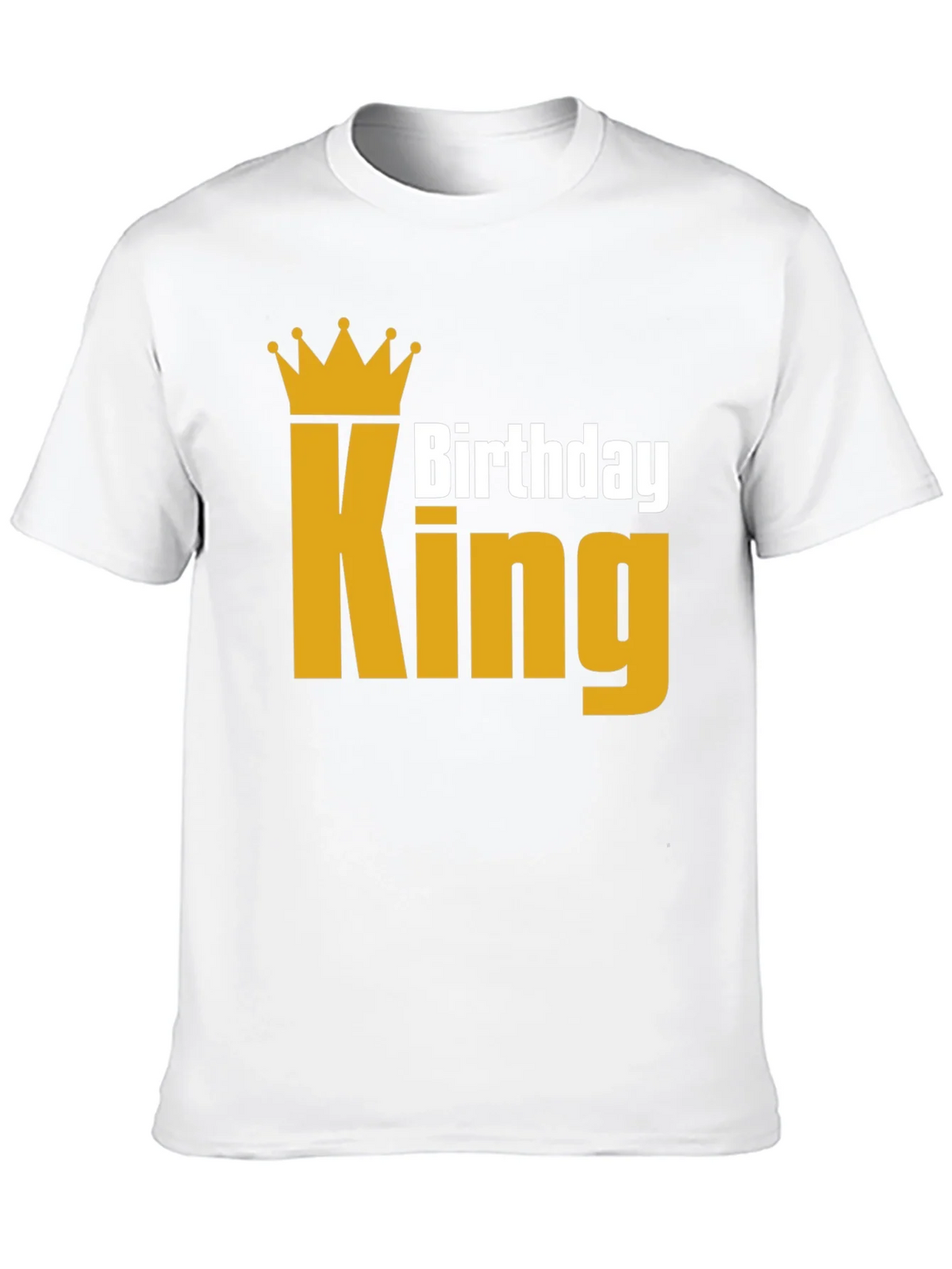 Birthday King T-Shirt - Golden Crown product image 7