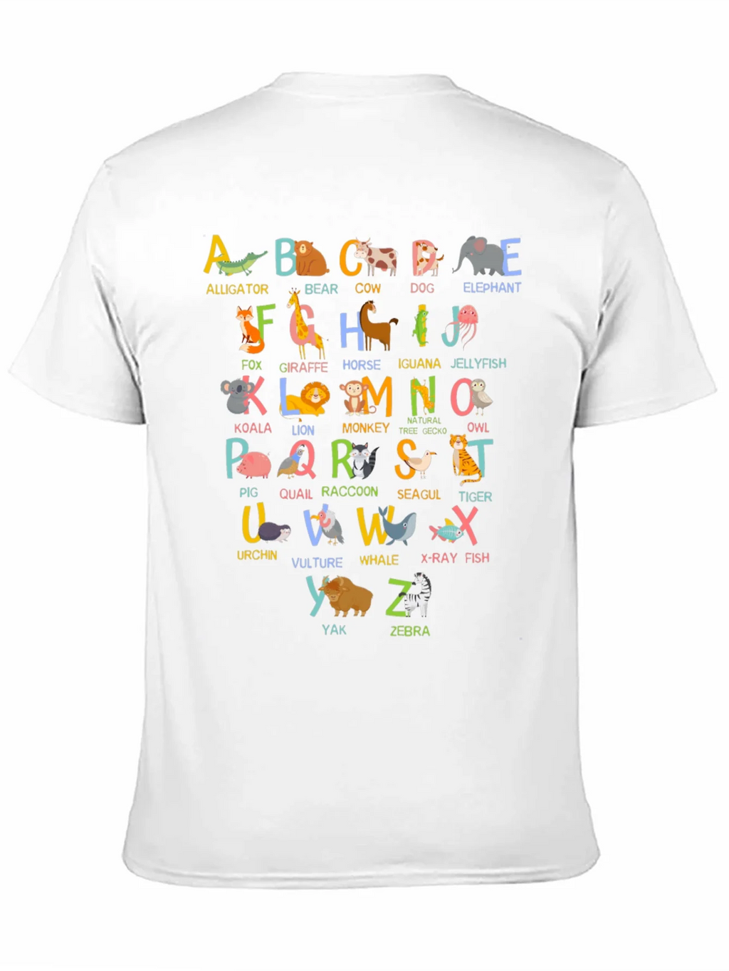 Animal Alphabet T-Shirt - Educational ABCs product image 10