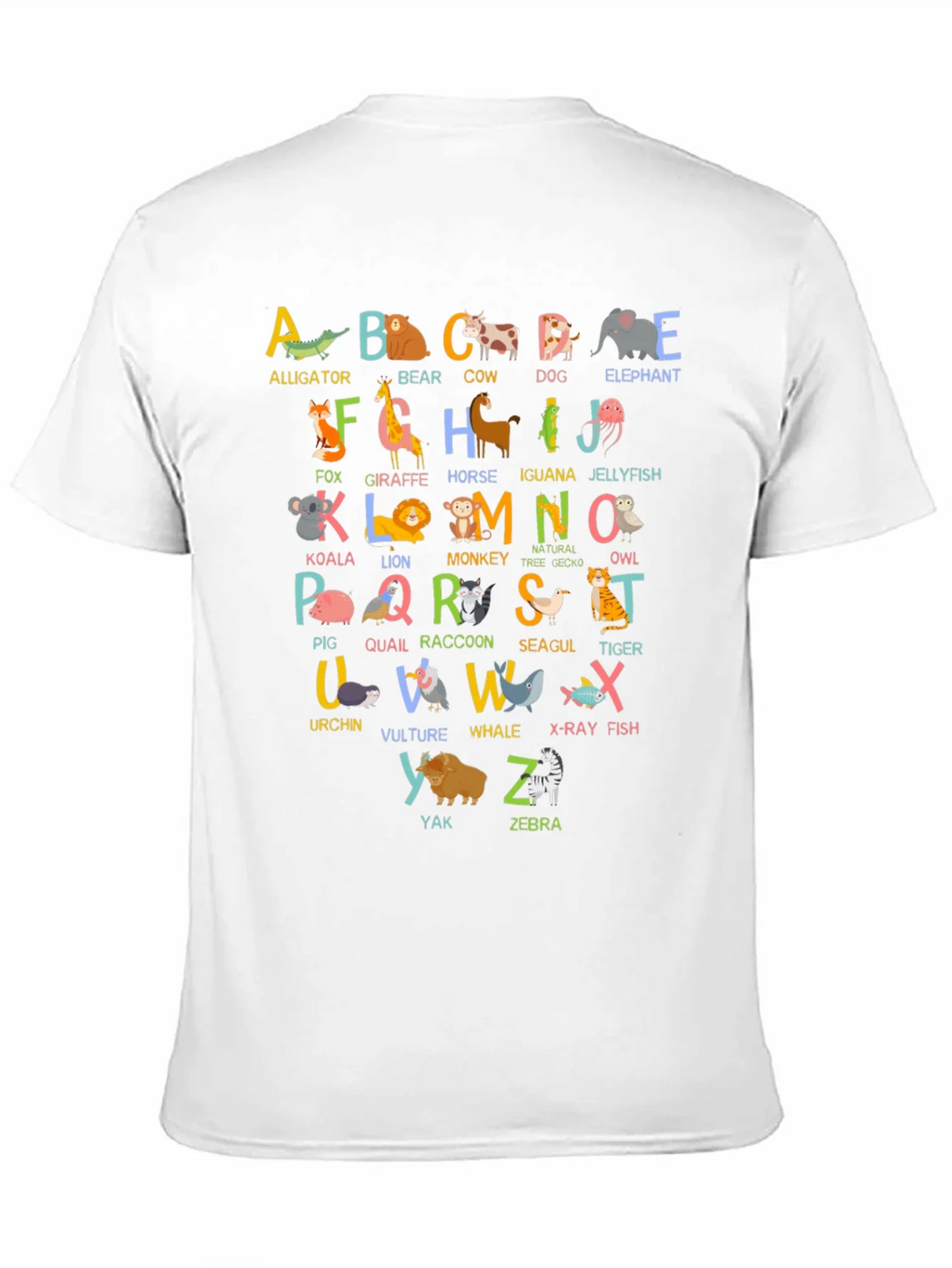 Animal Alphabet T-Shirt - Educational ABCs product image 10