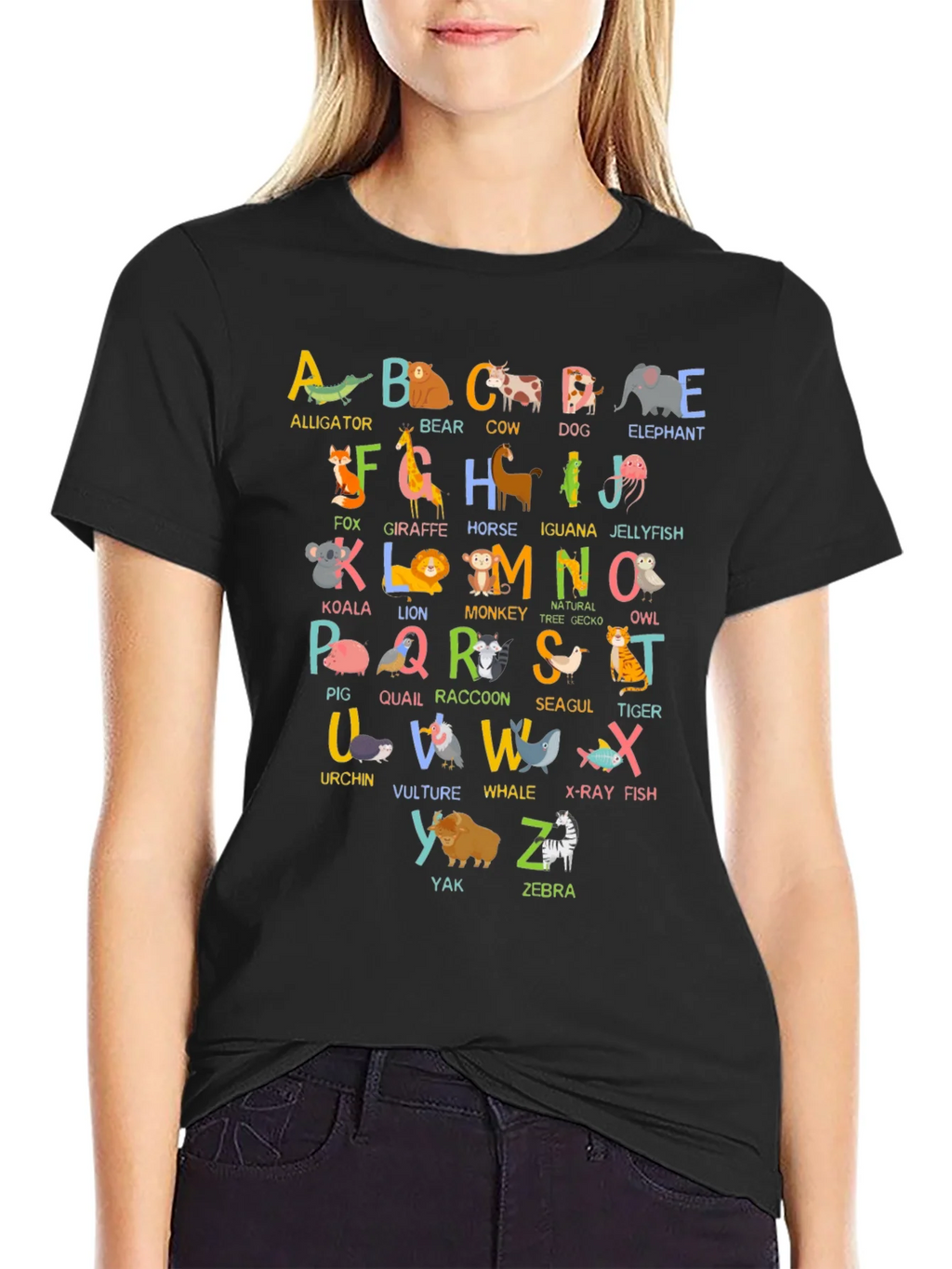 Animal Alphabet T-Shirt - Educational ABCs product image 2