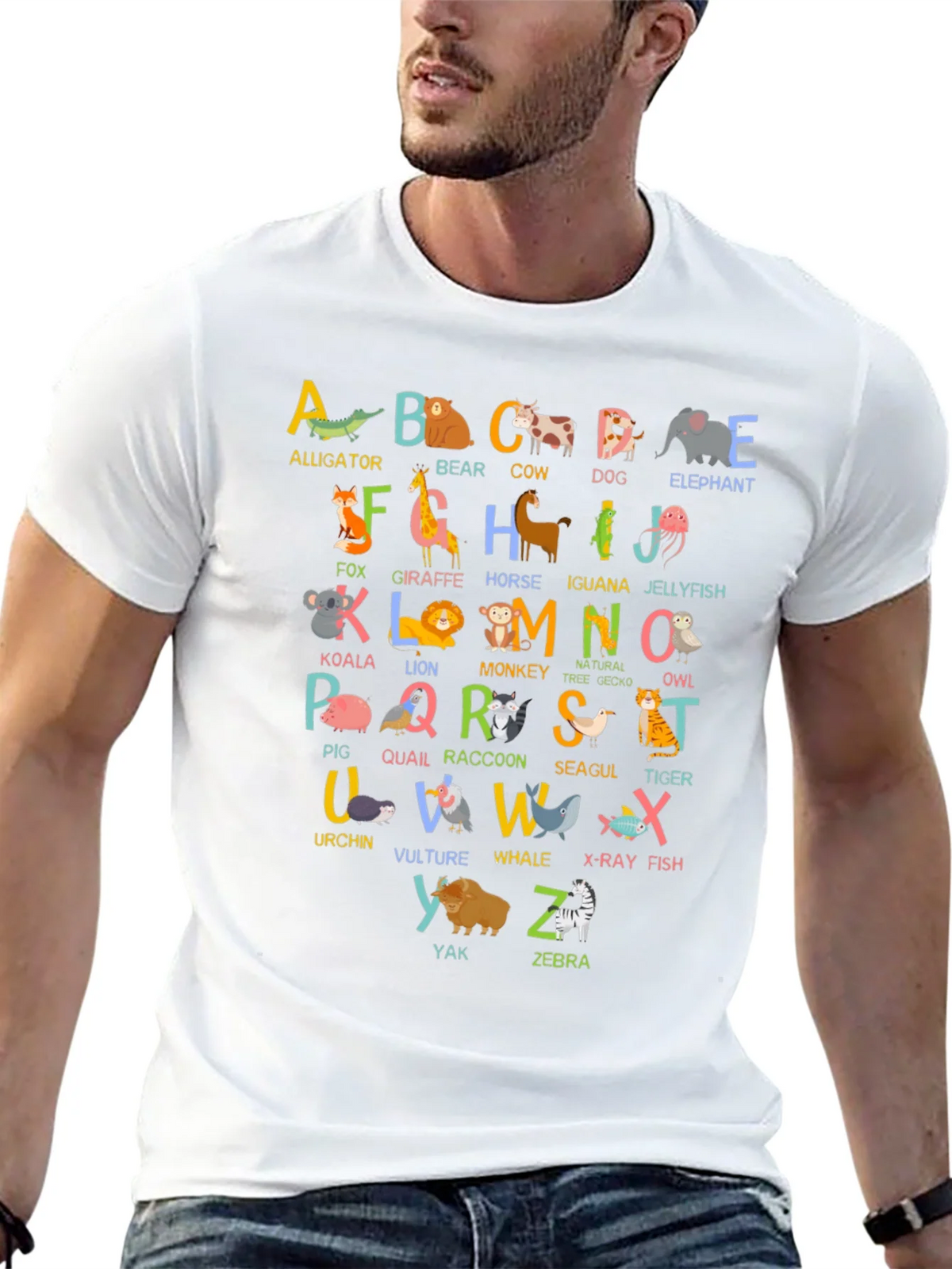 Animal Alphabet T-Shirt - Educational ABCs product image 12