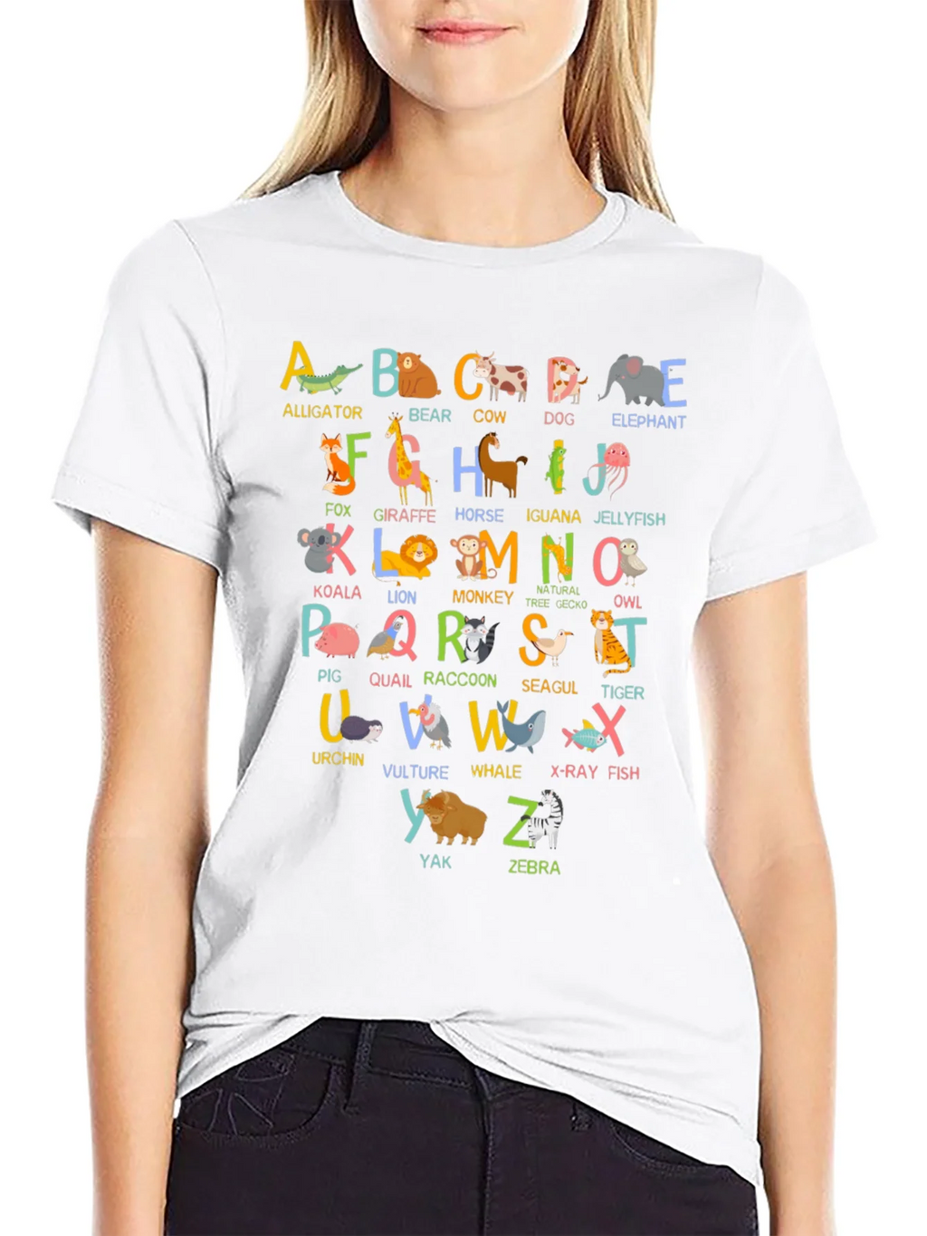 Animal Alphabet T-Shirt - Educational ABCs product image 8