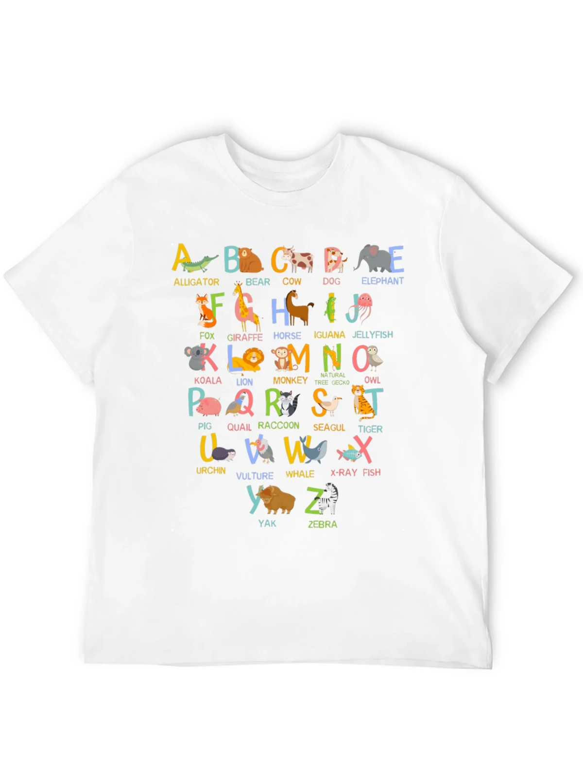 Animal Alphabet T-Shirt - Educational ABCs product image 11
