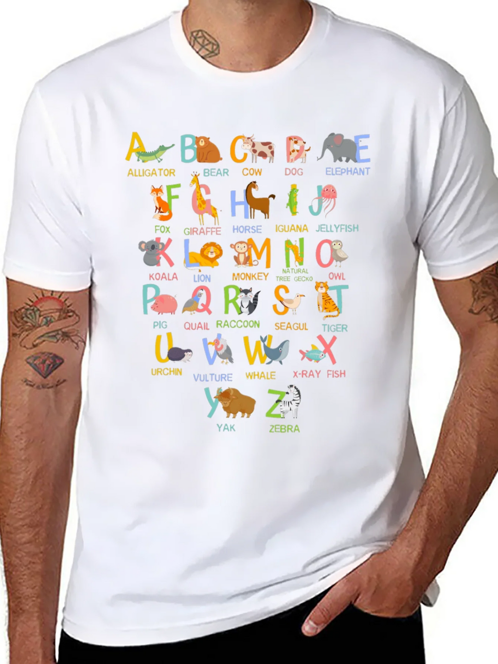Animal Alphabet T-Shirt - Educational ABCs product image 7