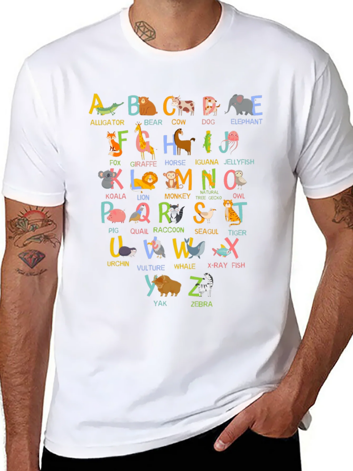 Animal Alphabet T-Shirt - Educational ABCs product image 7